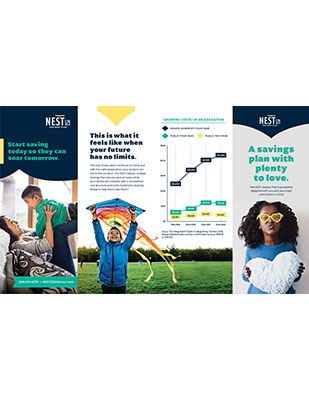 Screenshot of Gatefold Brochure