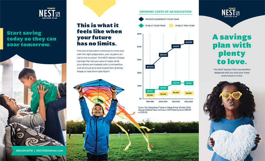 Screenshot of Gatefold Brochure