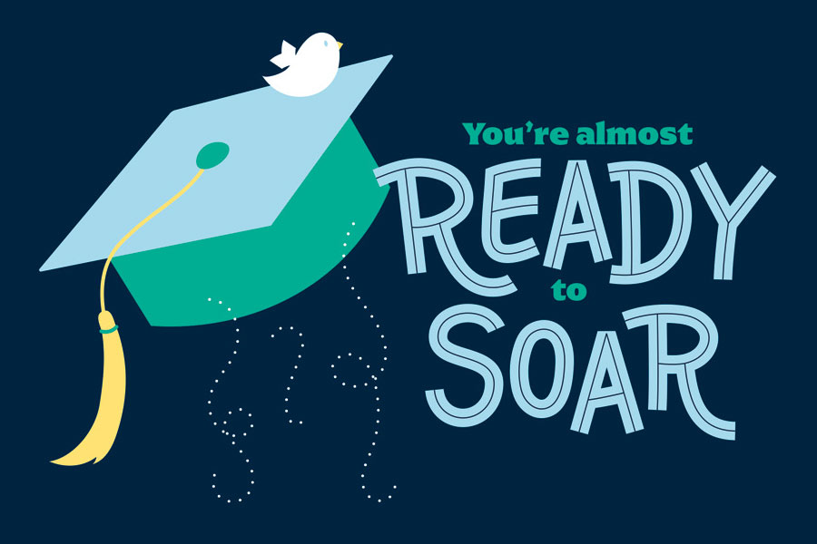 Screenshot of Gift card for Graduation