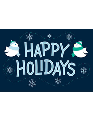 Screenshot of Gift card for Holidays