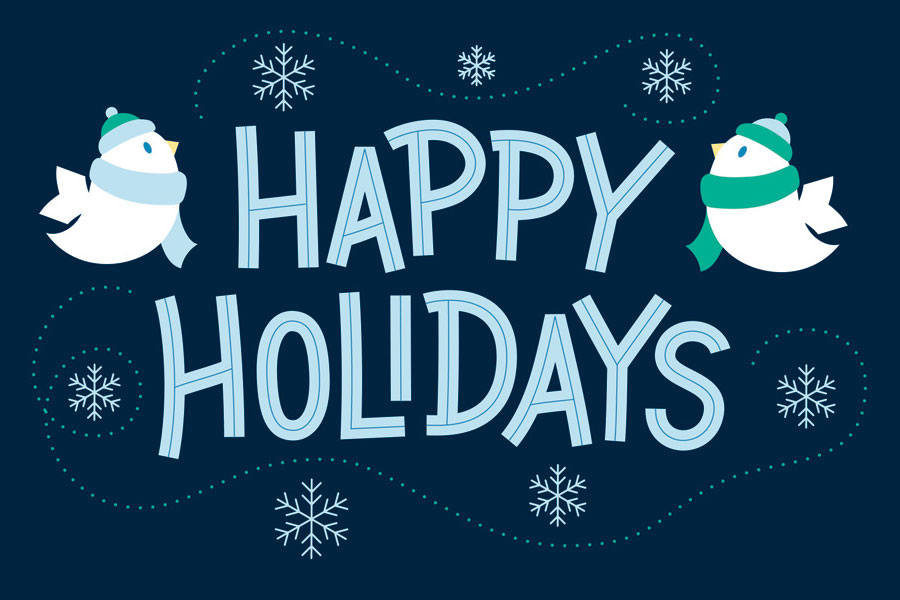 Screenshot of Gift card for Holidays