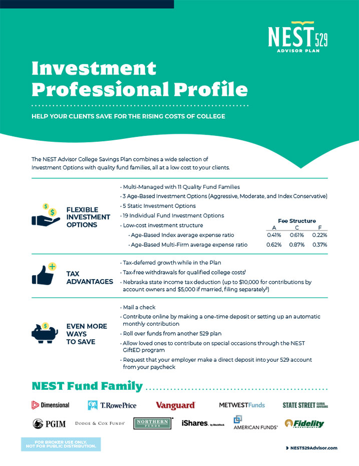 Screenshot of Investment Professional Profile PDF